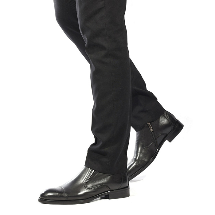 Мужские ботинки basic BRUNO RENZONI  черные, артикул 5408X-700A-R