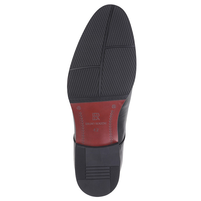 Мужские туфли basic BRUNO RENZONI  черные, артикул 5240A-752A