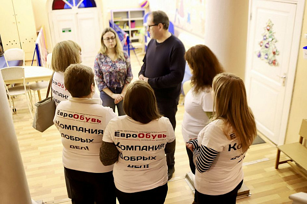 ЕвроОбувь оказала благотворительную помощь «Дому милосердия» Санкт-Петербурга.