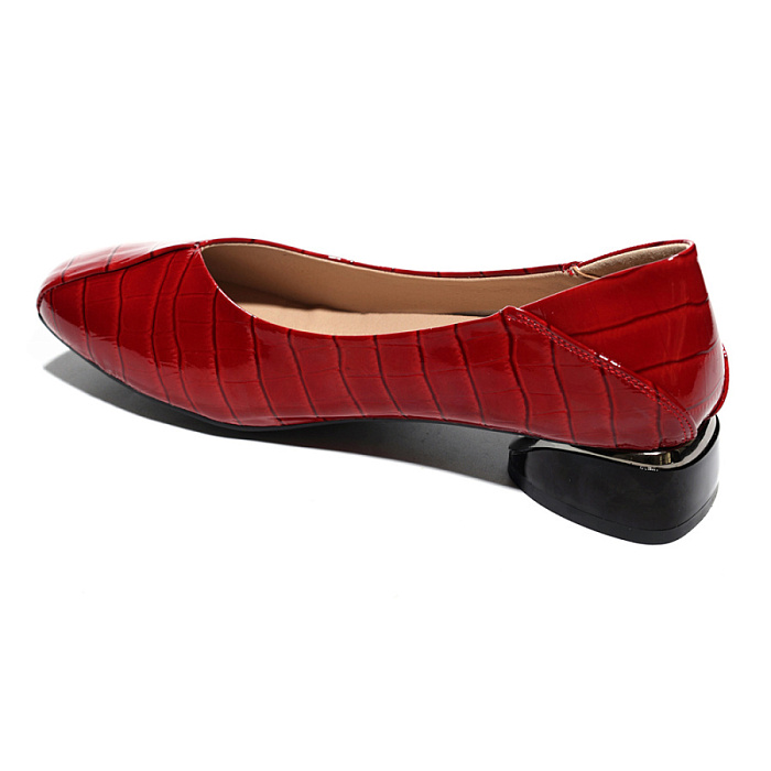Женские туфли лодочки basic COVANI красные, артикул JRS22-BWLM3-002B