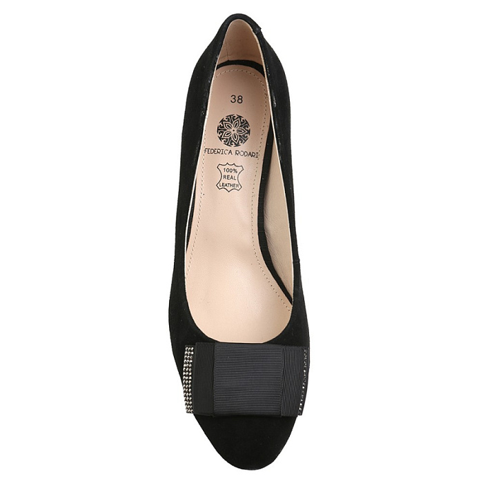 Женские туфли FEDERICA RODARI черные, артикул FH1100-824-2
