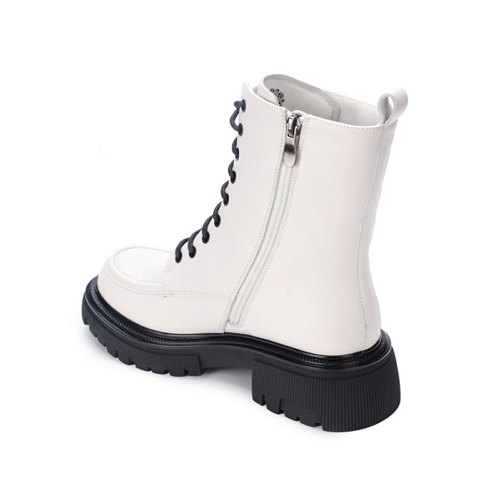 Женские ботинки basic FEDERICA RODARI белые, артикул 38E-598-690R3